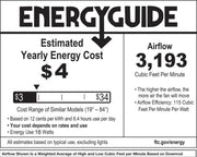 Hinkley 903744 Chisel 44" Smart Ceiling Fan