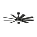 Hinkley 904260F-LWD Turbine 60" Indoor/Outdoor Smart Ceiling Fan with LED Light Kit-Matte Black