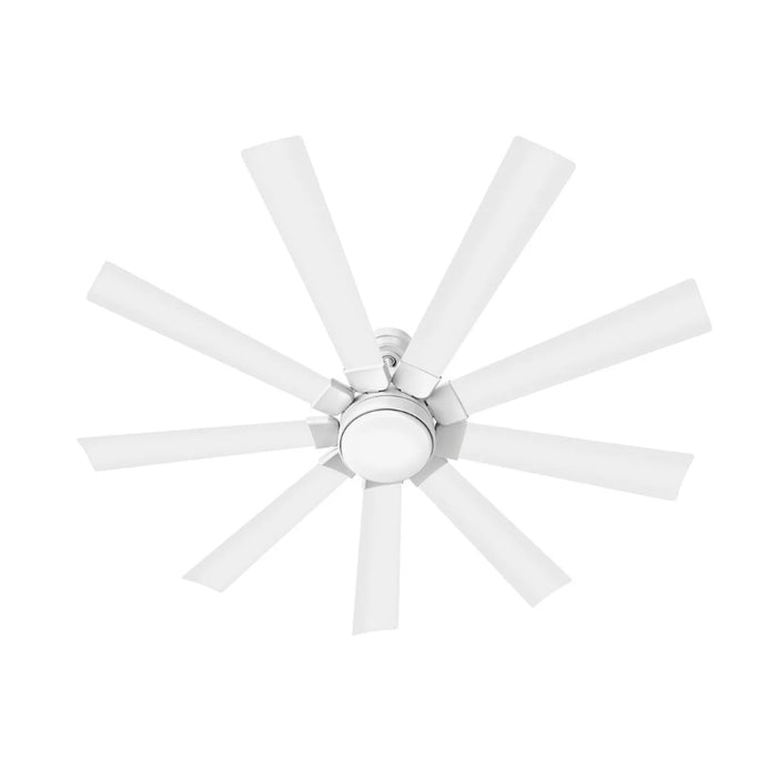 Hinkley 904260F-LWD Turbine 60" Indoor/Outdoor Smart Ceiling Fan with LED Light Kit-Chalk White