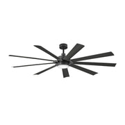 Hinkley 904280F-LWD Turbine 80" Indoor/Outdoor Smart Ceiling Fan with LED Light Kit-Matte Black