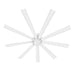 Hinkley 904280F-LWD Turbine 80" Indoor/Outdoor Smart Ceiling Fan with LED Light Kit