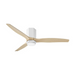 Hinkley 905852F Facet 52" Indoor/Outdoor Ceiling Fan with LED Light Kit-Matte White