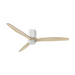 Hinkley 905860F Facet 60" Indoor/Outdoor Ceiling Fan with LED Light Kit-Matte White