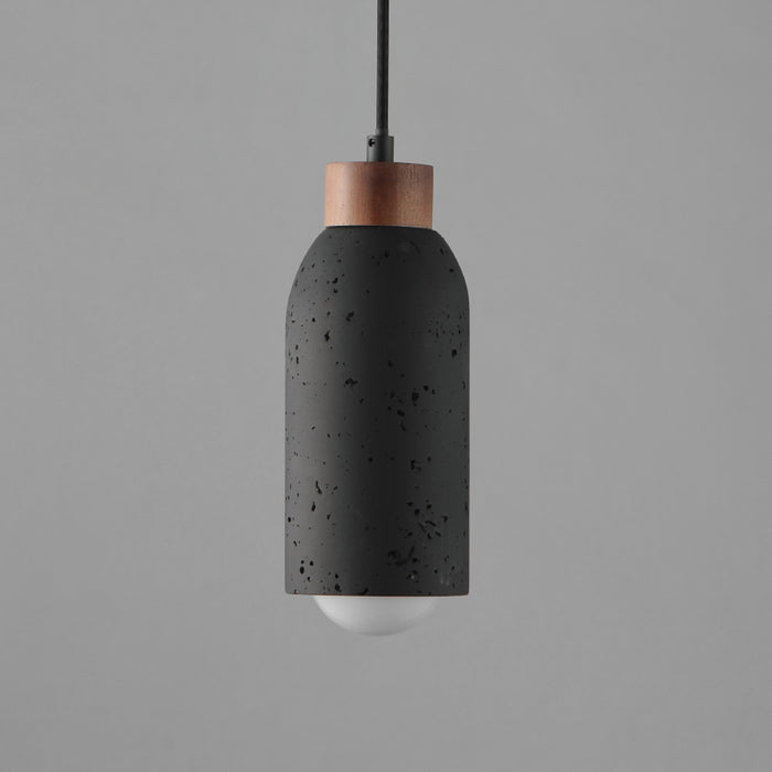 Maxim 90621 Pompeii 1-lt 5" Pendant - Lava / Black