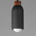 Maxim 90621 Pompeii 1-lt 5" Pendant - Lava / Black