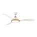 Hinkley 906556F-LDD Alba 56" Indoor/Outdoor Smart Ceiling Fan with LED Light Kit-Matte White