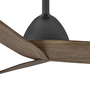 Hinkley 906648F Swell 48" Indoor/Outdoor Smart Ceiling Fan - Matte Black with Driftwood