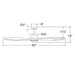Hinkley 906760F-LDD Aileron 60" Indoor/Outdoor Smart Ceiling Fan with LED Light Kit