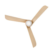 Hinkley 907256 Tiburon 56" Smart Ceiling Fan with LED Light Kit - Matte White with Natural Blades