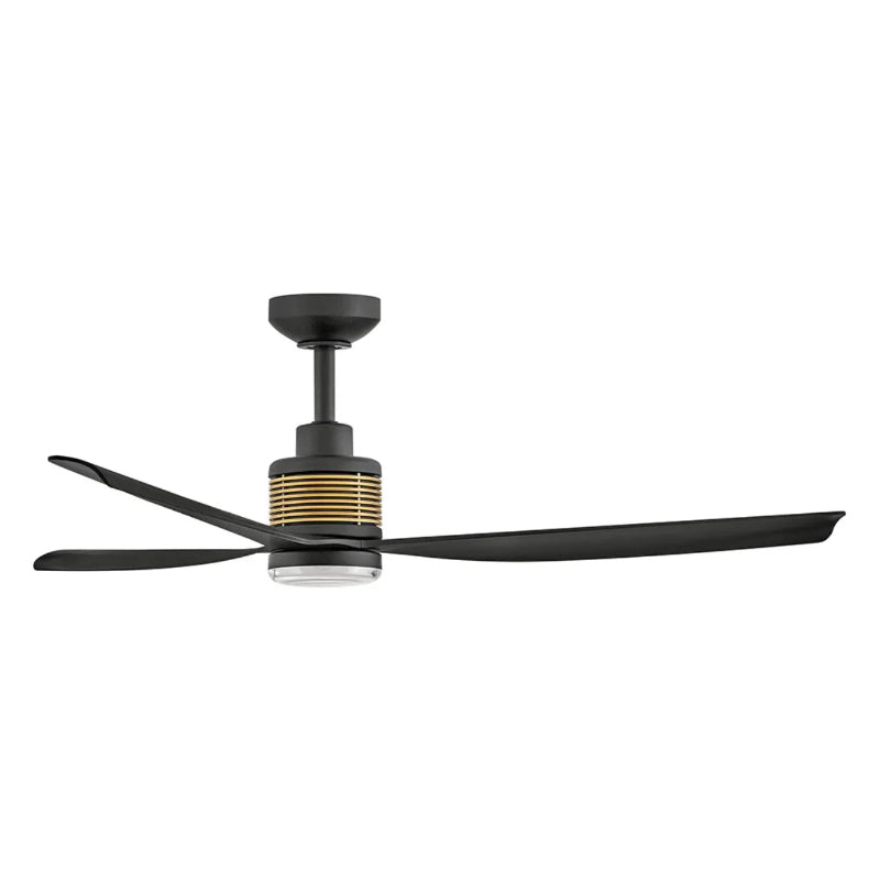 Hinkley 908052F-LDD Oris 52" Indoor/Outdoor Smart Ceiling Fan with LED Light Kit - Matte Black
