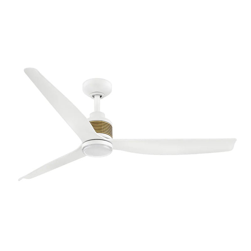 Hinkley 908052F-LDD Oris 52" Indoor/Outdoor Smart Ceiling Fan with LED Light Kit - Matte White
