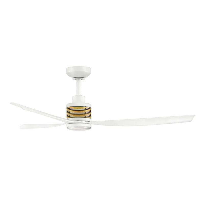 Hinkley 908052F-LDD Oris 52" Indoor/Outdoor Smart Ceiling Fan with LED Light Kit - Matte White