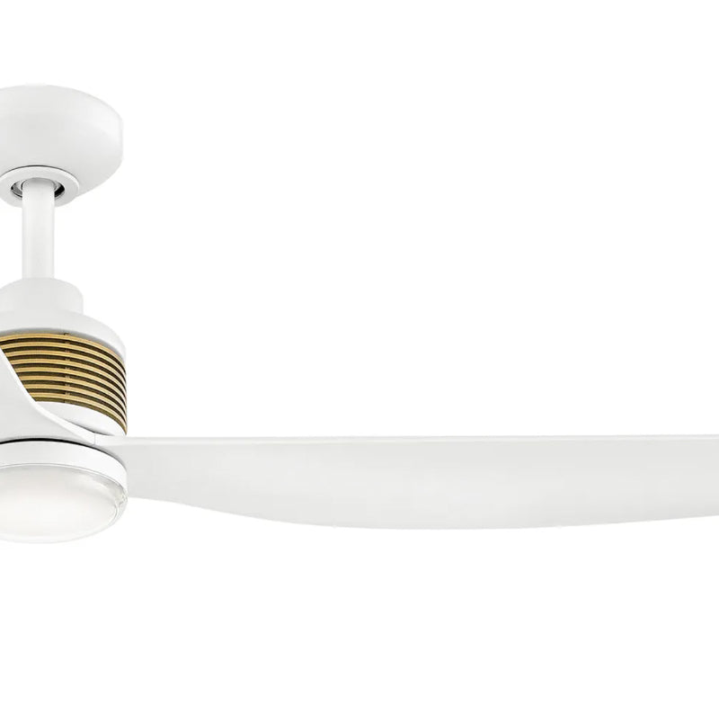 Hinkley 908052F-LDD Oris 52" Indoor/Outdoor Smart Ceiling Fan with LED Light Kit - Matte White
