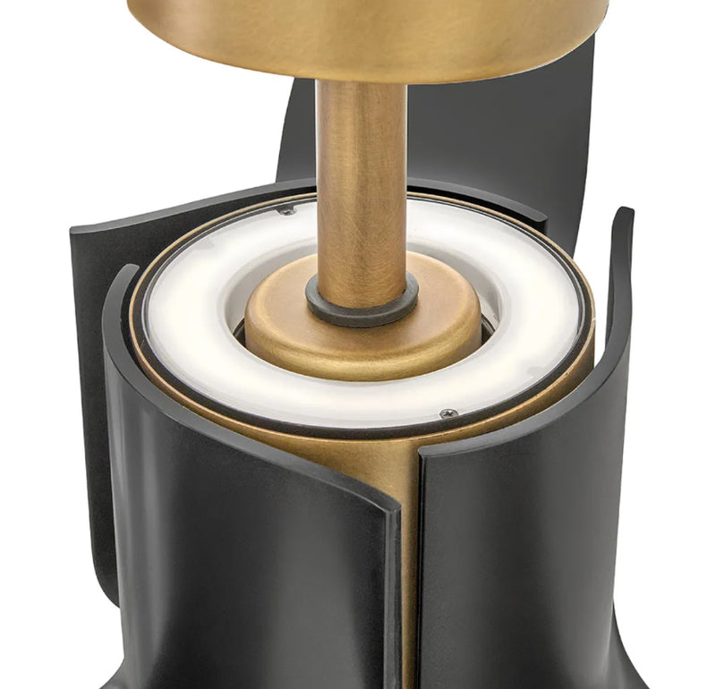 Hinkley 908154F-LDD Sven 54" Smart Ceiling Fan with LED Light Kit - Heritage Brass