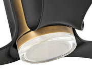 Hinkley 908154F-LDD Sven 54" Smart Ceiling Fan with LED Light Kit - Heritage Brass