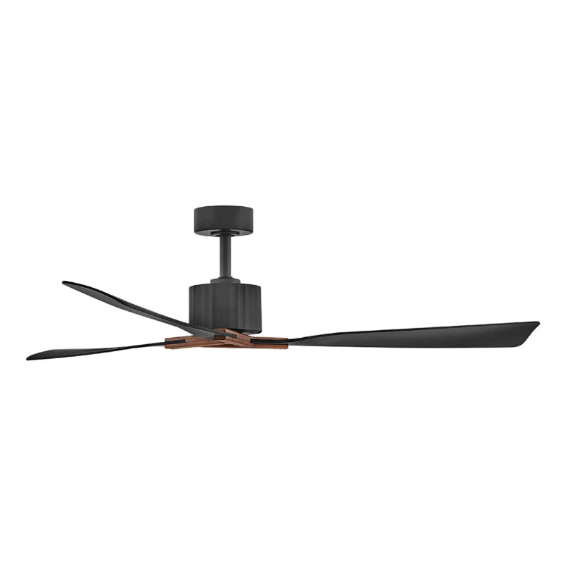 Hinkley 908260F-LDD Rafter 60" Indoor/Outdoor Smart Ceiling Fan with LED Light Kit - Matte Black