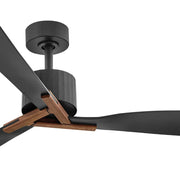 Hinkley 908260F-LDD Rafter 60" Indoor/Outdoor Smart Ceiling Fan with LED Light Kit - Matte Black