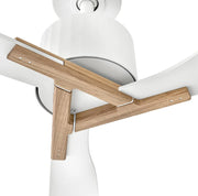 Hinkley 908260F-LDD Rafter 60" Indoor/Outdoor Smart Ceiling Fan with LED Light Kit - Matte White