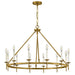 Hinkley 47476 Copley 12-lt 36" LED Chandelier - Lacquered Brass