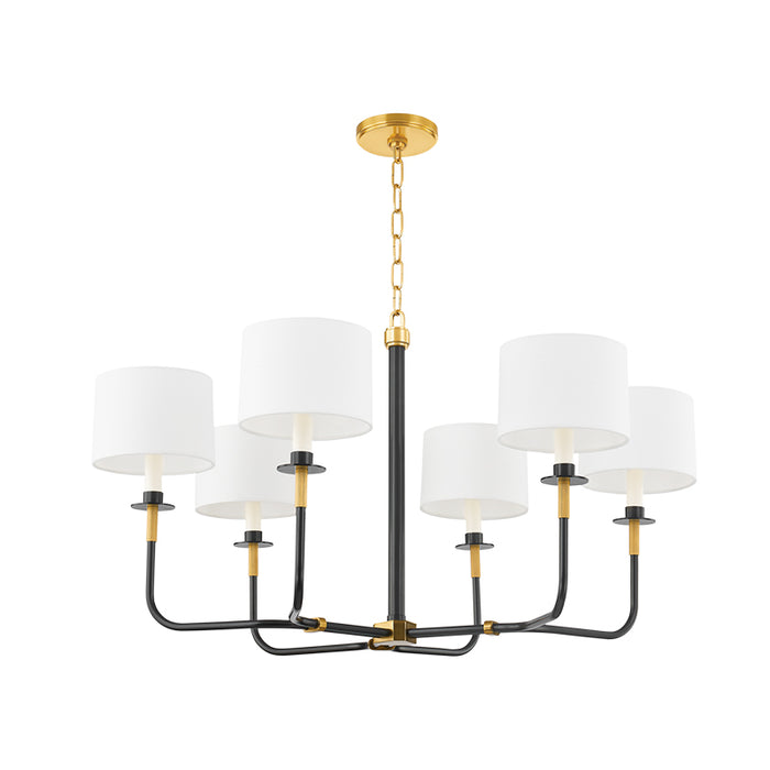 Hudson Valley 9136 Paramus 6-lt 36" Chandelier