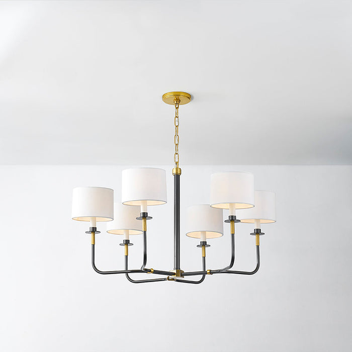 Hudson Valley 9136 Paramus 6-lt 36" Chandelier