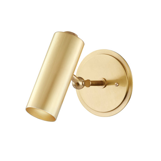 Hudson Valley 9151 Bushwick 1-lt 8" Tall Wall Sconce-Aged Brass