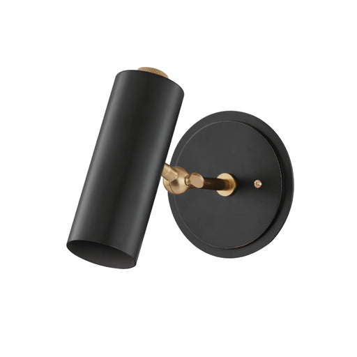 Hudson Valley 9151 Bushwick 1-lt 8" Tall Wall Sconce-Aged Brass/Old Bronze