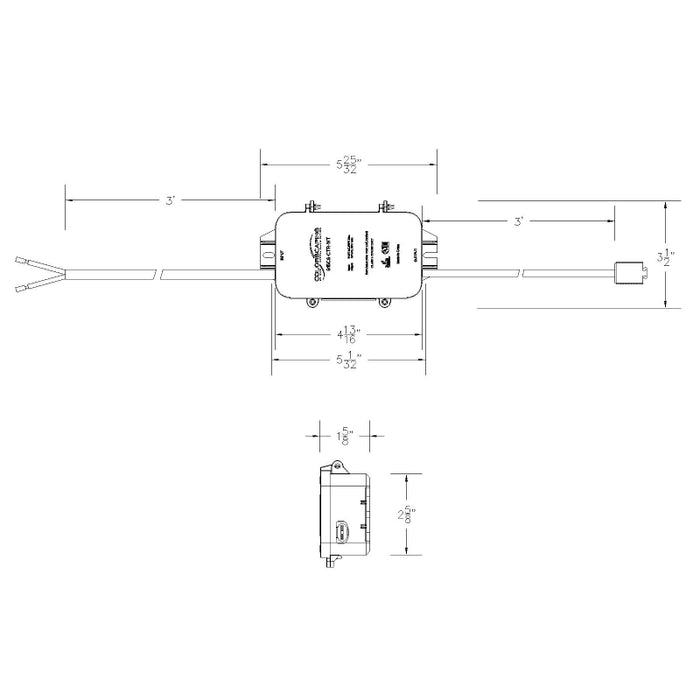 WAC 915CS-CTR Linear RGBWW Controller