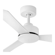 Hinkley 905744 Iver 44" Outdoor Smart Ceiling Fan with LED Light Kit - Matte White