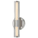 Hinkley 51310 Georgette 1-lt 14" LED Wall Sconce - Polished Nickel