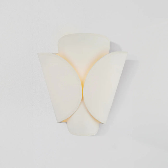 Hudson Valley 9201 Savoie 1-lt 12" Tall Wall Sconce - Off White