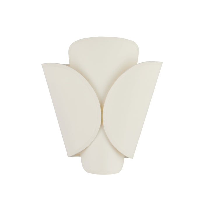 Hudson Valley 9201 Savoie 1-lt 12" Tall Wall Sconce - Off White