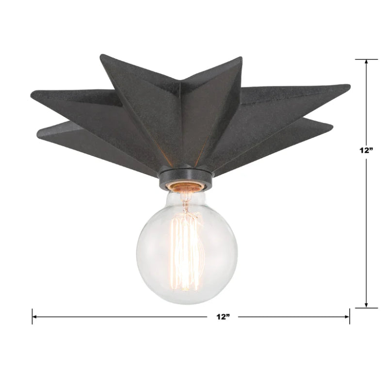 Crystorama 9230 Astro 1-lt 12" Flush Mount