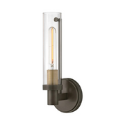 Hinkley 51450 Vaughn 1-lt 14" Tall LED Wall Sconce - Black Oxide with Heritage Brass