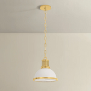 Hudson Valley 9309 Pinesbridge 1-lt 11" Pendant - Aged Brass