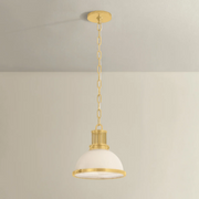 Hudson Valley 9309 Pinesbridge 1-lt 11" Pendant - Aged Brass