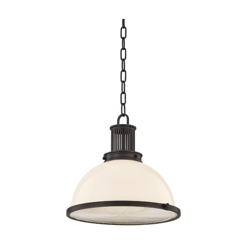 Hudson Valley 9315 Pinesbridge 1-lt 15" Pendant - Distressed Bronze