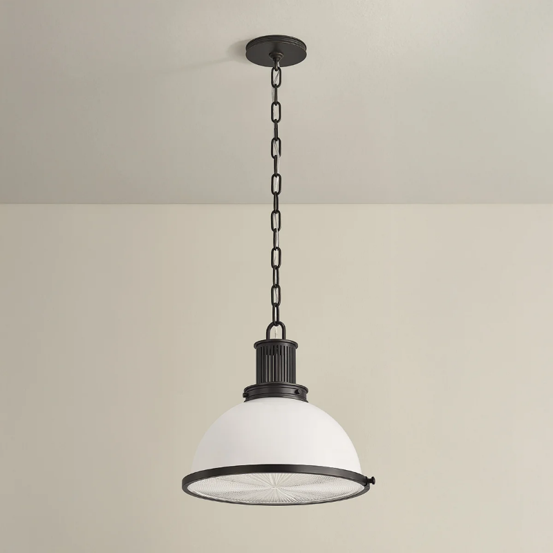 Hudson Valley 9315 Pinesbridge 1-lt 15" Pendant - Distressed Bronze