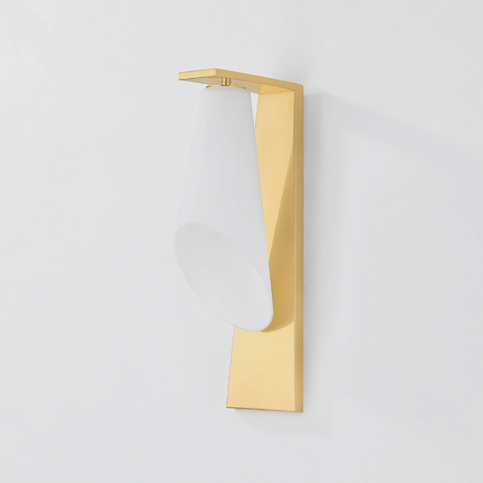 Hudson Valley 9316 Andros 1-lt 16" Tall Wall Sconce - Aged Brass
