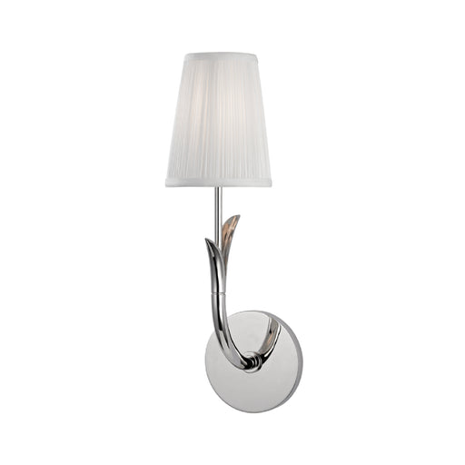 Hudson Valley 9401 Deering 1-lt 16" Tall Wall Sconce-Polished Nickel