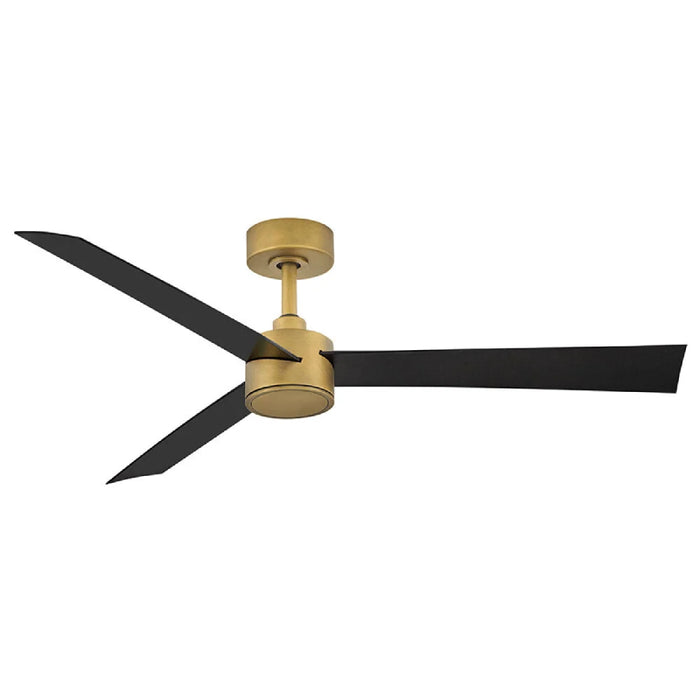 Hinkley 907452 Speck 52" Indoor/Outdoor Smart Ceiling Fan with LED Light Kit - Heritage Brass