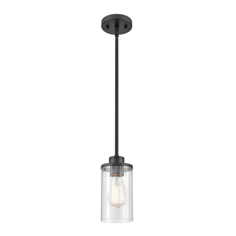 Millennium 9511 Beverlly 1-lt 5" Pendant - Matte Black