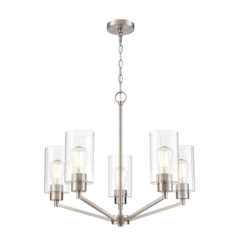 Millennium 9515 Beverlly 5-lt 26" Chandelier - Brushed Nickel