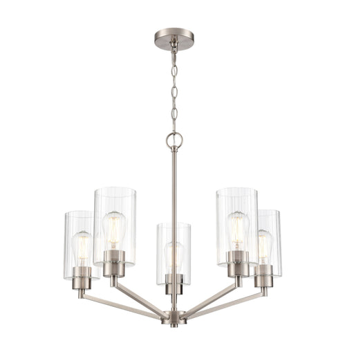 Millennium 9515 Beverlly 5-lt 26" Chandelier - Brushed Nickel