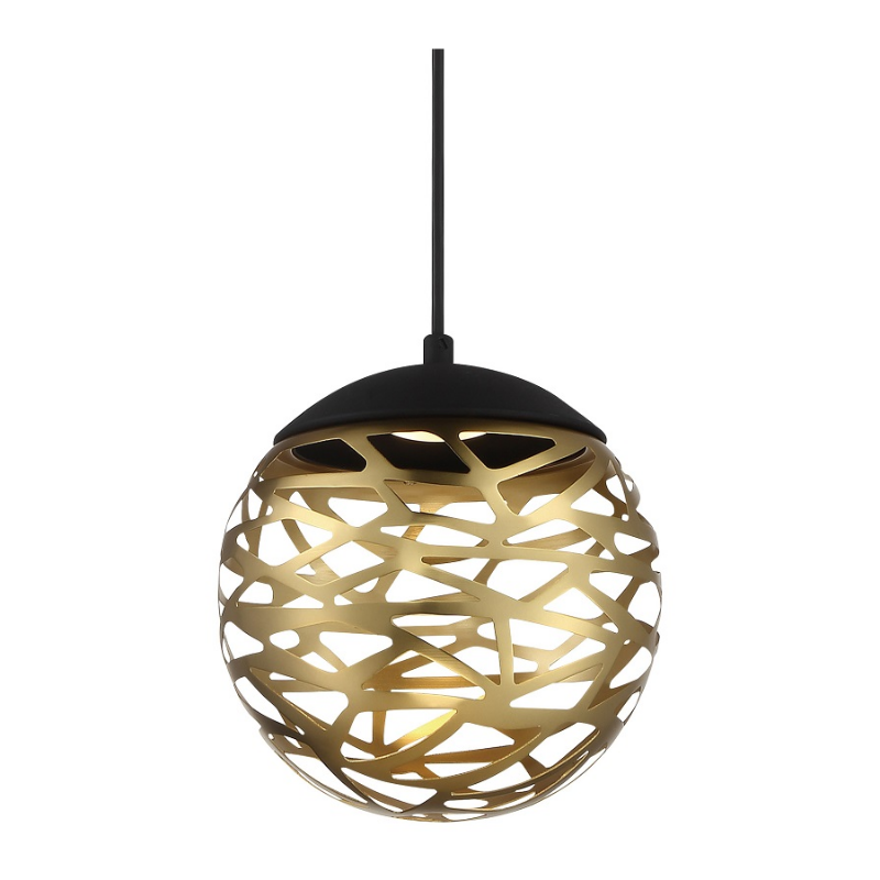 George Kovacs P932 Golden Eclipse 1-lt 8" LED Mini Pendant