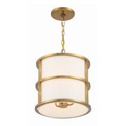 Crystorama 9593 Hulton 3-lt 13" Pendant - Luxe Gold