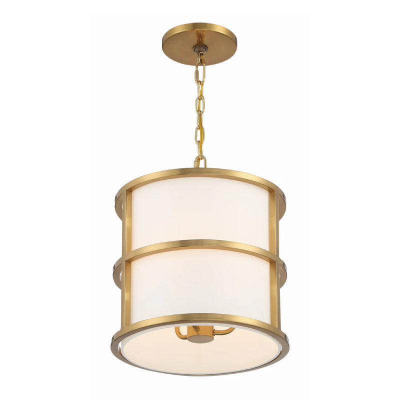 Crystorama 9593 Hulton 3-lt 13" Pendant - Luxe Gold