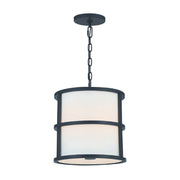 Crystorama 9593 Hulton 3-lt 13" Pendant - Matte Black