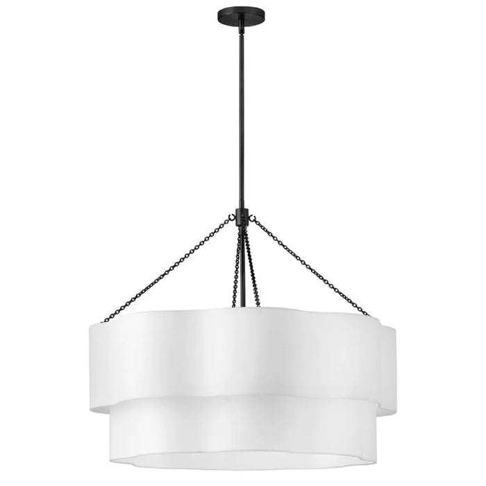Hinkley 47735 Gwen 8-lt 32" LED Chandelier - Black