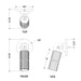 Hudson Valley 9810 Truett 1-lt 10" Tall LED Wall Sconce
